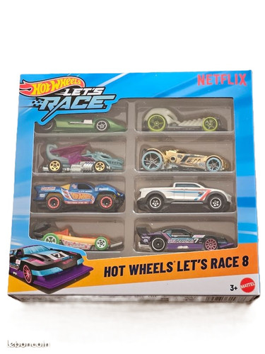 Hot Wheels Let's Race 8-pack 3+