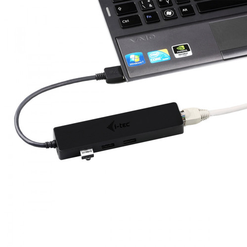 i-tec Gigabit Ethernet Adapter USB 3.0 Slim HUB 3-port