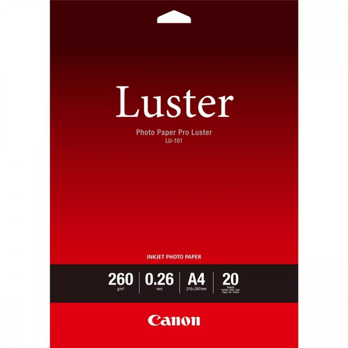 Canon Photo Paper Pro Luster LU-101 A4 260g/m 6211B006 20 Sheets