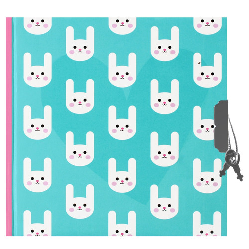 Diary with Padlock Bunny