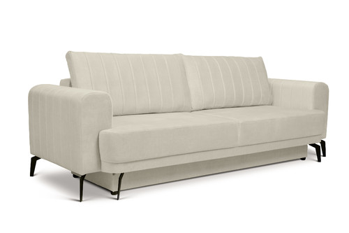 Sofa-bed Luzano, cream/light beige