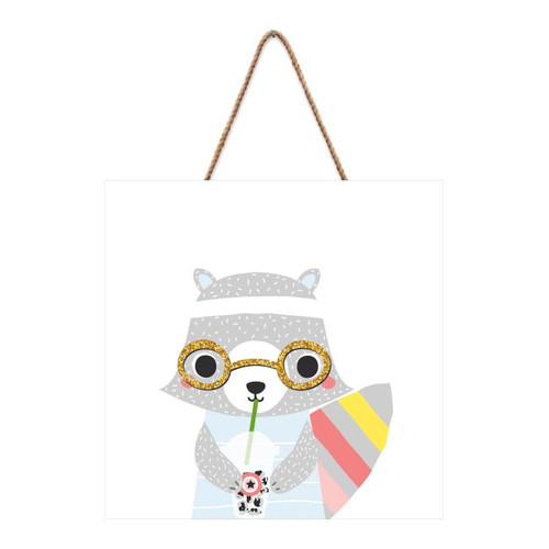 Picture Raccoon 30 x 30 cm