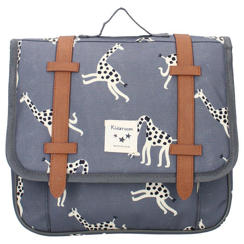 Kidzroom School Backpack Giraffe Blue