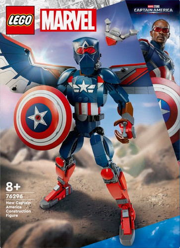 LEGO Super Heroes New Captain America Construction Figure 8+