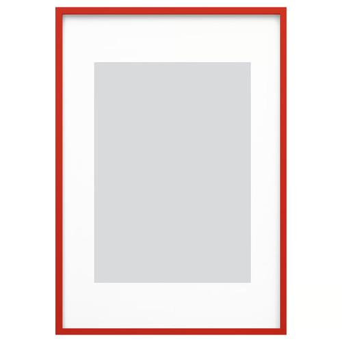 RÖDALM Frame, red, 70x100 cm