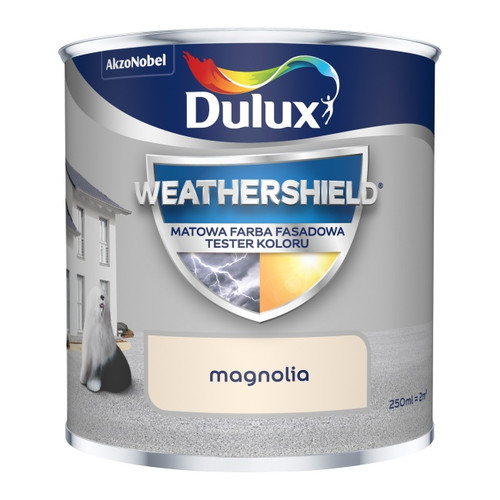 Dulux Colour Tester Weathershield Exterior Paint 250ml magnolia