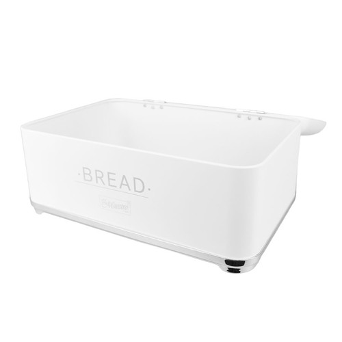 Feel Maestro Modern Stainless Steel Roll-Top Bread Bin MR-1677-AR-W