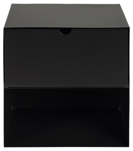 Nightstand Bedside Table Joliet, black