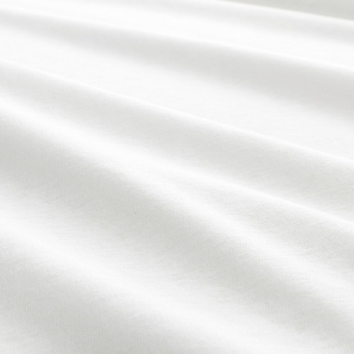 VÅRVIAL Fitted sheet, white, 120x200 cm