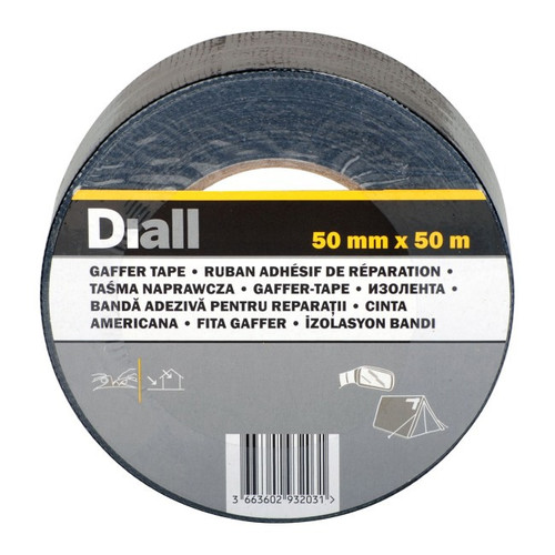 Diall Gaffer Tape 50 mm x 50 m, black