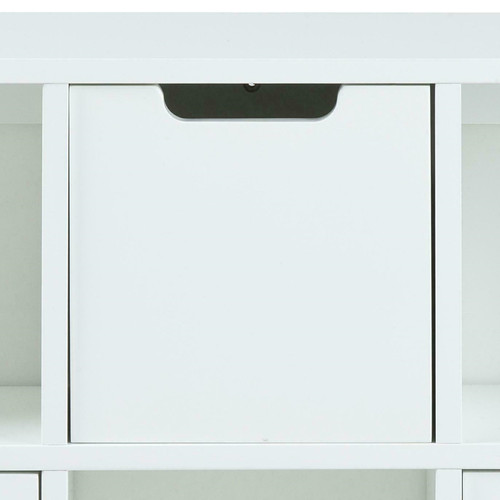 Shelving Unit with 3 Drawers Mitra, white