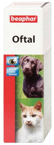 Beaphar Oftal Eye Drops for Dogs & Cats 50ml