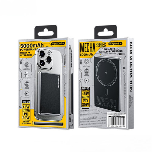 WEKOME Induction Power Bank Powerbank 5000mAh Fast Charging
