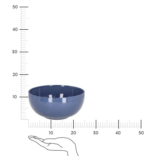 Hierro Ceramic Pitcher Bowl, Turquoise
