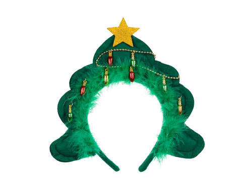 Christmas Headband Christmas Tree, green, assorted