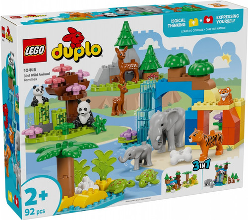 LEGO DUPLO 3in1 Wild Animal Families 24m+