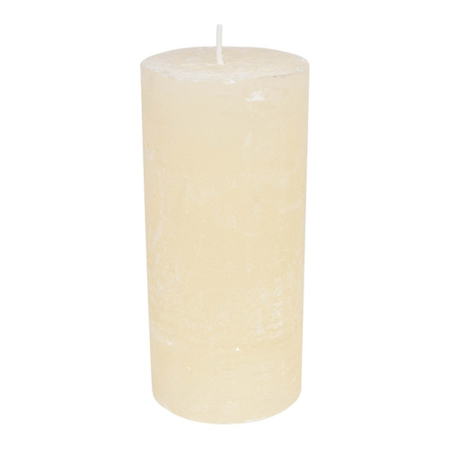 Rustic Candle 15cm, ecru