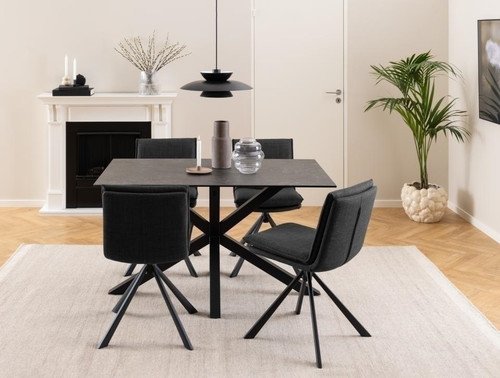 Dining Chair Flynn, dark grey