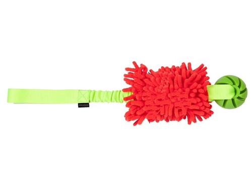 Dingo Dog Toy Bungee Tug Toy with Mop and Ball, 1pc, pink