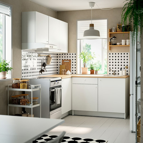KNOXHULT Corner kitchen, white