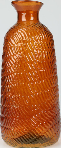 Glass Vase Conica 31cm, orange