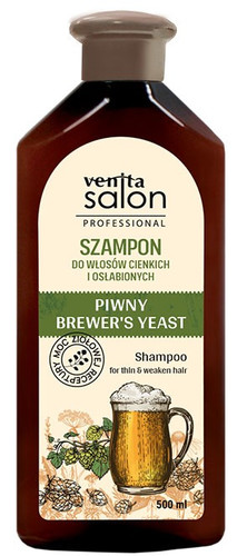 VENITA Salon Professional Shampoo for Thin & Weaken Hair with Brewer's Yeast 500 ml