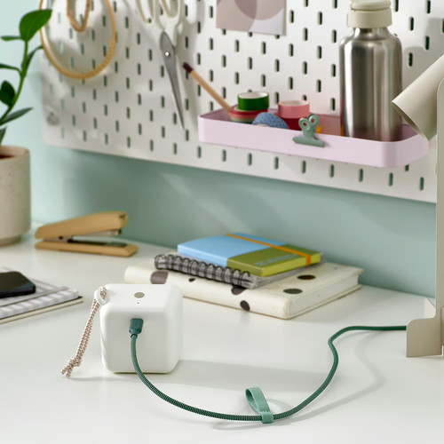 LILLHULT USB-C to USB-C, deep green, 60 W/1.5 m