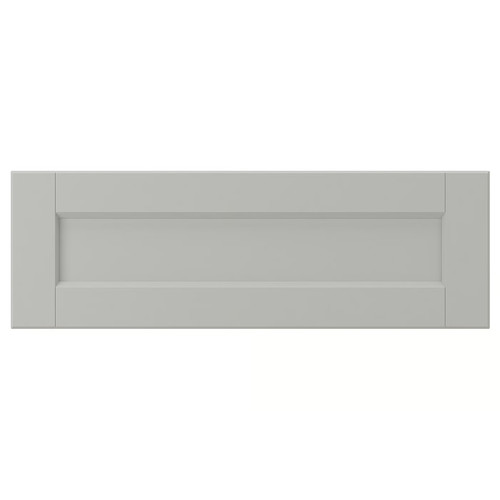 LERHYTTAN Drawer front, light grey, 60x20 cm