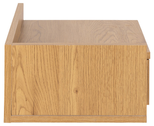 Wall-mounted Bedside Table Ashlan II, oak