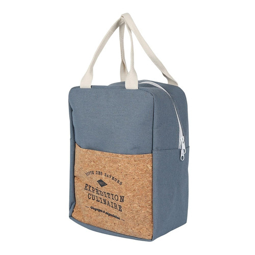 Lunch Bag Refreshing Cork 5l, blue