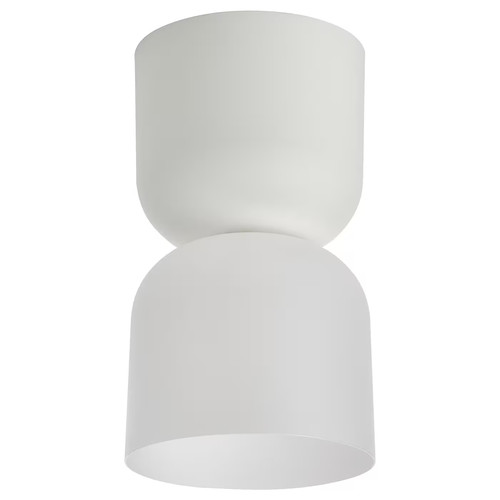 HAMNFYR Ceiling lamp, white, 14 cm