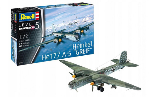 Revell Plastic Model Heinkel HE177 A-5 Greif 12+