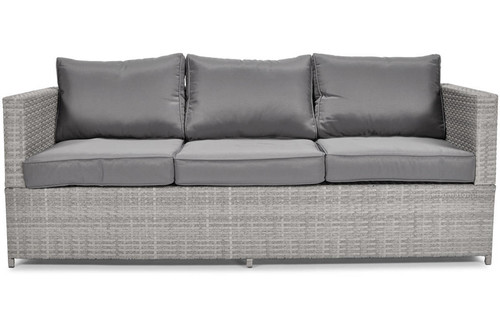 Outdoor 3-seat Sofa MALAGA, grey