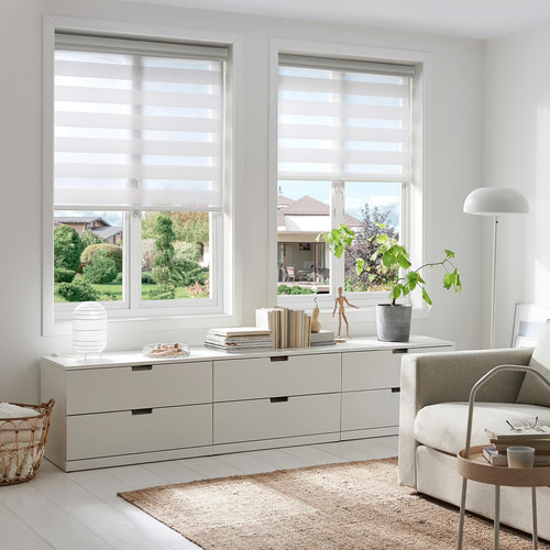 TANDLUNDFLY Double roller blind, 120x155 cm