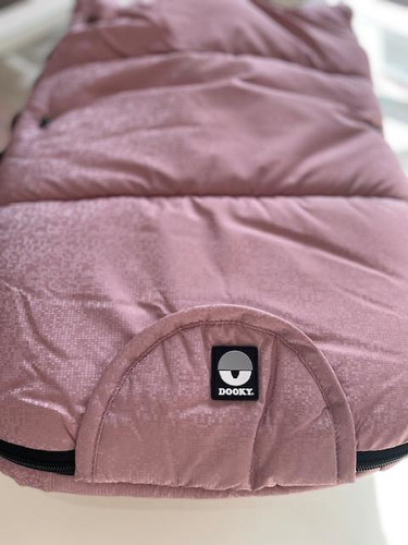 Dooky Car Seat Footmuff 0-9m, Frosted Pink Sapphire