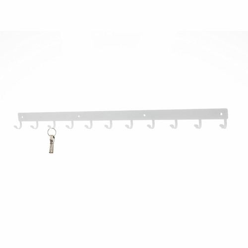 Rack with Hooks 80, white