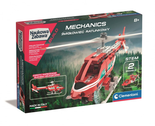 Clementoni Scientific Fun Mechanics Laboratory Rescue Helicopter 8+