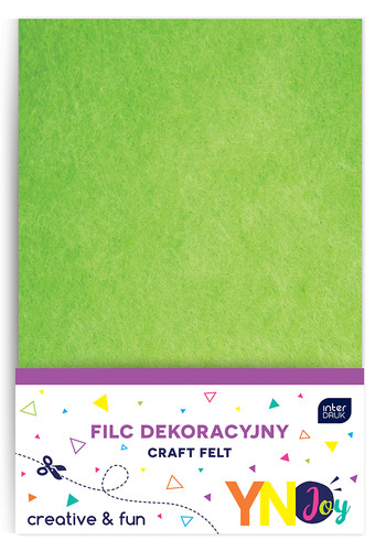 Craft Felt A4 10 Sheets, colour mix