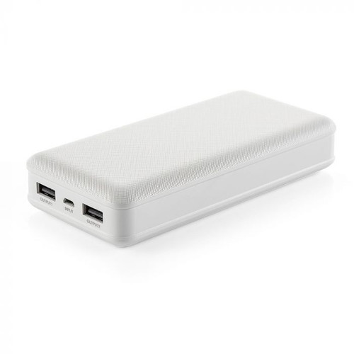 V-TAC Power Bank Powerbank White 20000 mAh 2.0/2.1A