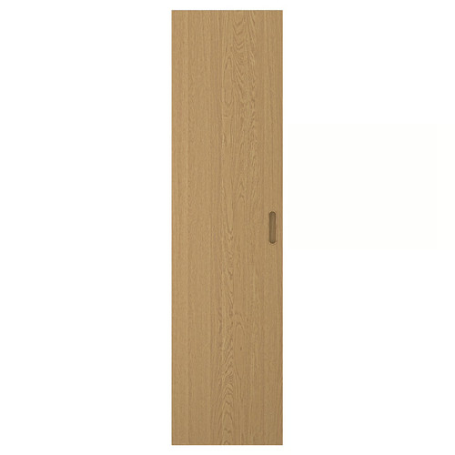 TONSTAD Door, oak veneer, 50x195 cm
