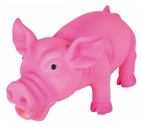 Trixie Latex Dog Toy Pig 17cm