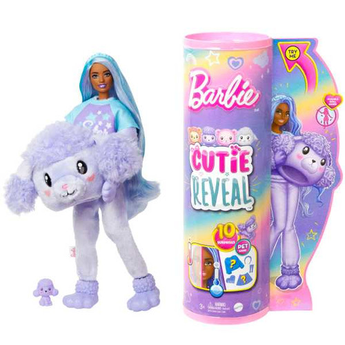 Barbie Cutie Reveal Doll Cozy Cute Tees Poodle HKR05 3+