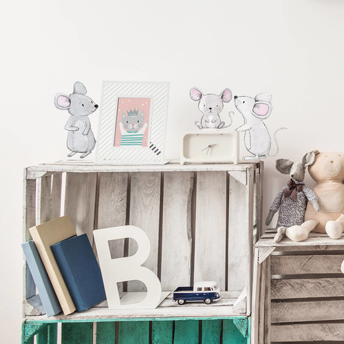 Wall Sticker Set - Mice Family