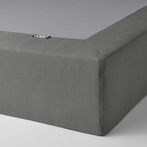 LYNGÖR Slatted mattress base, dark grey, 140x200 cm