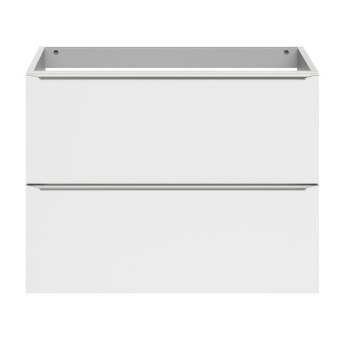 Goodhome Wall-mounted Basin Cabinet Imandra Slim 80cm, white