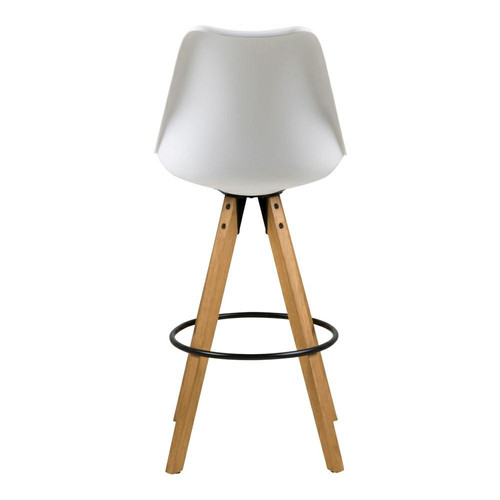 Bar Stool Dima, white/wood