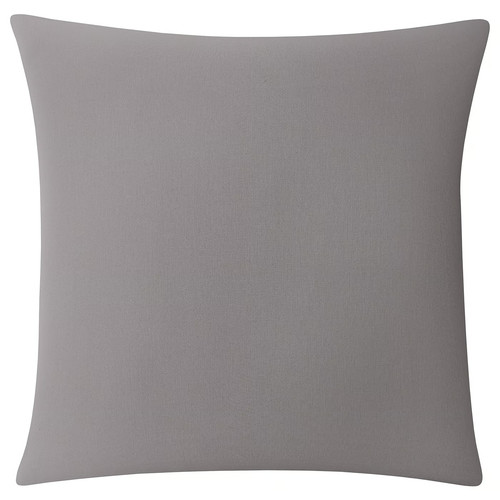 VIDEPLATTMAL Cushion cover, light grey, 40x40 cm
