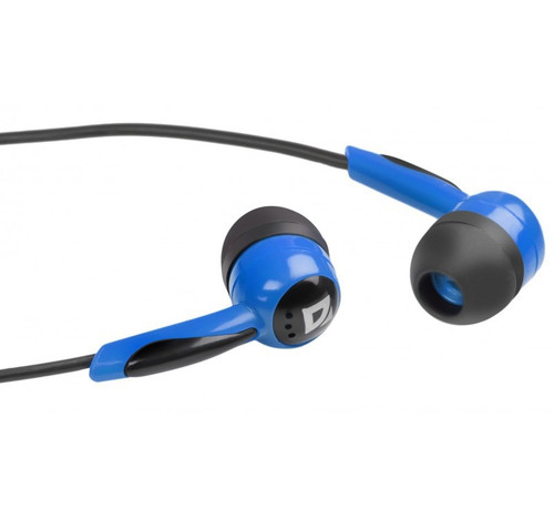 Defender Basic 604 In-ear Headphones, black-blue