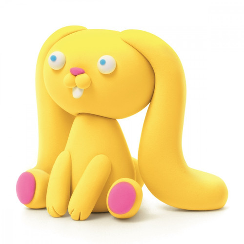 Hey Clay Air-Dry Clay Fluffy Pets Bunny 3+