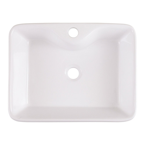 Ceramic Countertop Basin GoodHome Morfa 48x37cm, white